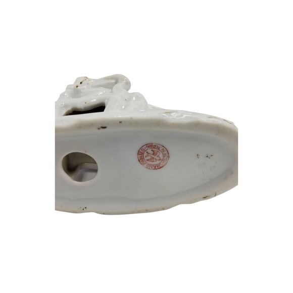 vintage 1950s beautiful Porcelain hand painted gold trim occupied japan Figurine - Picture 8 of 8